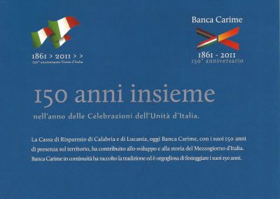 La CARICAL Festeggia i 150 anni