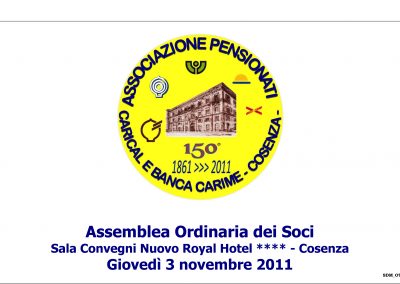 Assemblea dei Soci anno 2011